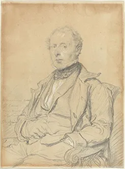 Théodore Chassériau Prints: Victor-Auguste de Saint-Rémy, c. 1850. Creator: Theodore Chasseriau