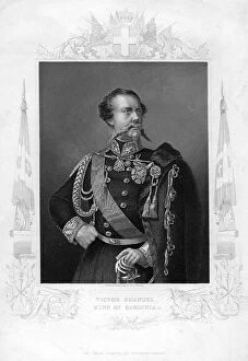 D J Pound Collection: Victor Emanuel, King of Sardinia, 19th century.Artist: DJ Pound