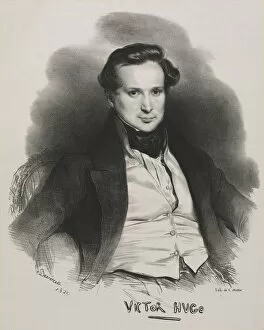 Achille Devéria Gallery: Victor Hugo, 1829. Creator: Achille Deveria (French, 1800-1857)