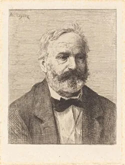 Victor Hugo, 1st plate. Creator: Alphonse Legros