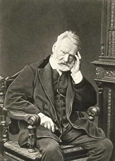 Count Stanislaw Gallery: Victor Hugo, French author, 1879. Artist: Count Stanislaw Walery