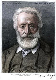 Images Dated 24th April 2007: Victor Hugo, French author, 1885.Artist: D Laugee