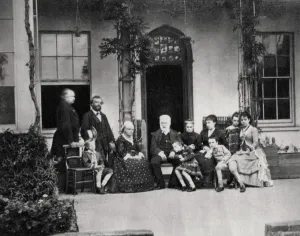 Victor Hugo, French novelist, in exile in Guernsey, 1866