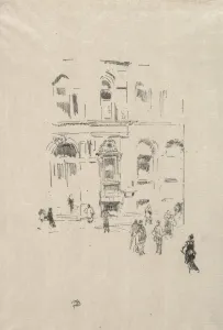 1834 1903 Prints: Victoria Club, 1879. Creator: James McNeill Whistler (American, 1834-1903)
