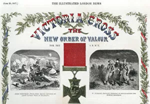 Battle Of Balaclava Collection: Victoria Cross, British award for gallantry, 1857