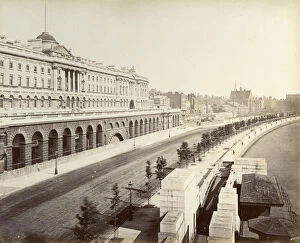 Print Collector17 Collection: Victoria Embankment, showing Somerset House, London, 1887