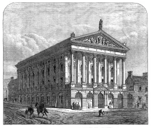 Portico Prints: Victoria Hall and Assembly Rooms, Newport, Monmouthshire, 1868. Creator: Unknown