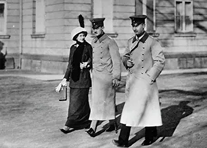 Camera Prints: Victoria Louise, Ernst August and Prince Oscar, 1913. Creator: Bain News Service