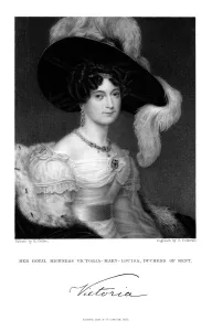 Cochran Prints: Victoria Mary Louisa, Duchess of Kent, 1832. Artist: J Cochran