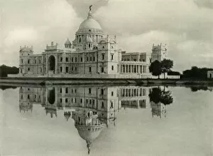 British Government In India Gallery: Victoria Memorial Hall, from the North-West, 1925. Creator: Unknown