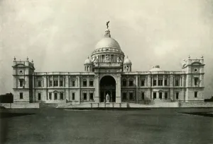 Status Prints: Victoria Memorial Hall, South Front, 1925. Creator: Unknown
