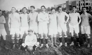 Victoria soccer team, Germany, between c1910 and c1915. Creator: Bain News Service