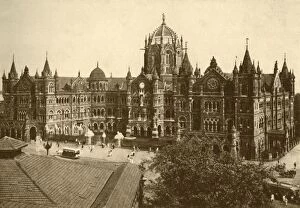 Gothic Style Gallery: Victoria Station, Bombay, 1930. Creator: Unknown