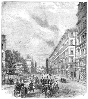 Development Prints: Victoria-Street, Westminster, 1854. Creator: Unknown