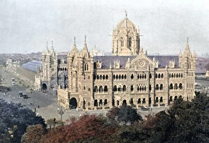 Bourne Shepherd Gallery: Victoria Terminus, Bombay, India, late 19th century