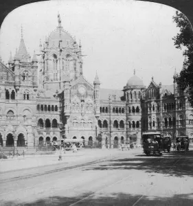 Mumbai Prints: Victoria Terminus railway station, Bombay, India, 1903. Artist: Underwood & Underwood