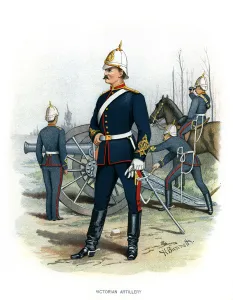 Field Gun Prints: Victorian Artillery, c1890. Artist: H Bunnett