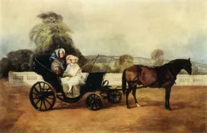 A Victorian Grandmother Driving in a Pony Carriage..., early-mid 19th century, (1942) A Victorian Grandmother Driving in a Pony Carriage..., early-mid 19th century, (1942)