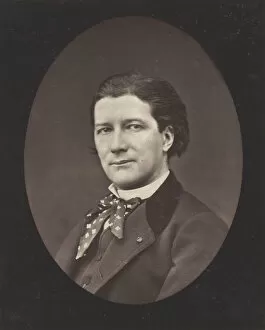 Victorien Sardou (French playwright, 1831-1908), c. 1876. Creator: Ferdinand J. Mulnier