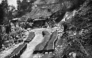 Ordnance Prints: Victorieuse Offensive Italienne; L'outillage du bombardement: un gros obusier en action