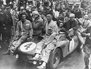 Overalls Prints: The victorious Ferrari of Froilan Gonzalez and Maurice Trintignant