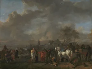 Philips Wouwerman Prints: The Victory of the Peasants, c.1665. Creator: Philips Wouwerman