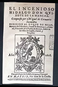 Library Of The University Gallery: Vida y hechos del Ingenioso Caballero Don Quijote de la Mancha (Life and facts of