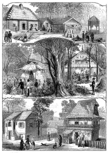 Worlds Fair Prints: The Vienna Exhibition: 1. Styrian Alpine Hut