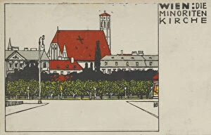 Vienna: Minorite Church (Wien: Die Minoriten Kirche), 1908. Creator: Urban Janke