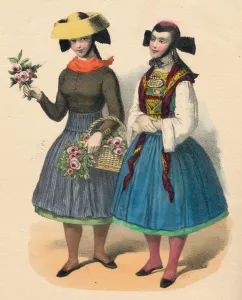Vierlander Madchen, 19th century. Creator: Unknown