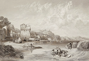 Clarkson Prints: Vietri, Gulf of Salerno, 1859. Creator: William Miller