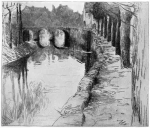 Vieux Canal, 1898. Artist: Albert Baertsoen