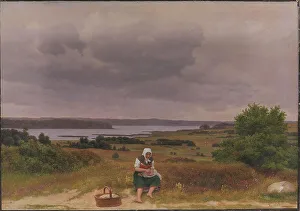 Zinc Prints: Viev of Lake Fure near Rudersdal, North Sealand, 1833. Creator: CW Eckersberg