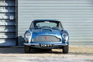 Aston Martin Db4 Collection: Front view of a 1961 Aston Martin DB4 GT SWB lightweight. Creator: Unknown