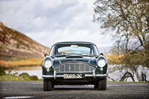 Front view of a 1965 Aston Martin DB5. Creator: Unknown