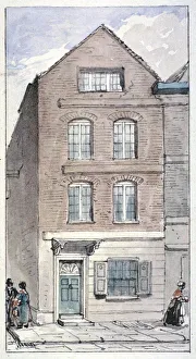 James Findlay Prints: View of no 7 Blackhorse Alley, Fleet Street, City of London, 1850. Artist: James Findlay