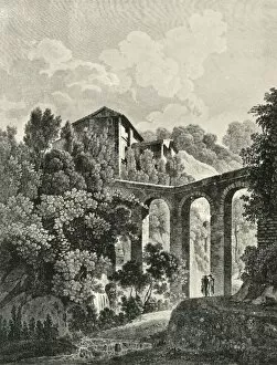 Aqueduct Collection: View of the Acqueduct, near the Alhambra, 19th century, (1907). Creator: Unknown