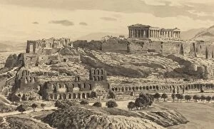 Acropolis Gallery: View of the Acropolis, 1890. Creator: Themistocles von Eckenbrecher