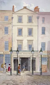 Adelphi Theatre Prints: View of the Adelphi Theatre, Strand, Westminster, London, c1830