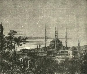 View in Adrianople - The Mosque of Selim II, 1890. Creator: Unknown View in Adrianople - The Mosque of Selim II, 1890. Creator: Unknown