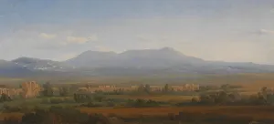 Volcanic Prints: View from the Alban Hills. Study, 1842. Creator: Gustav Wilhelm Palm