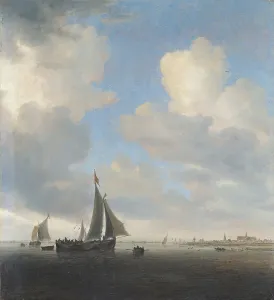 Salomon Von Ruisdael Prints: View of Alkmaar, 1650. Creator: Salomon Ruysdael