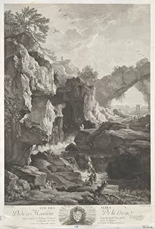 Romantic Era Collection: View of the Alpes, 1760. Creator: Jean Ouvrier