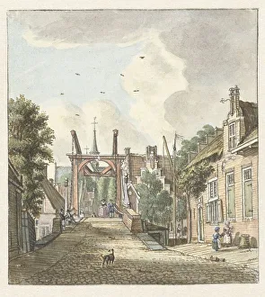 De Beyer Jan Prints: View in Alphen aan de Rijn, 1749. Creator: Jan de Beyer