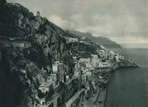 Amalfi Coast Gallery: View of Amalfi, Italy, 1927. Artist: Eugen Poppel