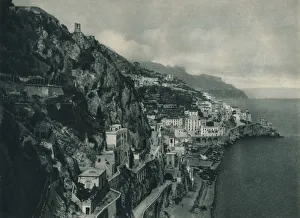 Amalfi Coast Gallery: View of Amalfi, Italy, 1927. Artist: Eugen Poppel