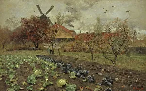 Vegetable Garden Prints: View of Amerikavej in Copenhagen, 1881. Creator: Frits Thaulow