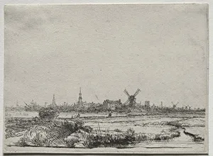 1606 1669 Prints: View of Amsterdam from the North West, c