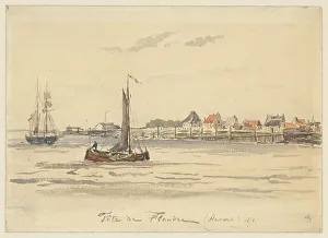 Vans Gravesande Prints: View of Antwerp, 1870. Creator: Carel Nicolaas Storm