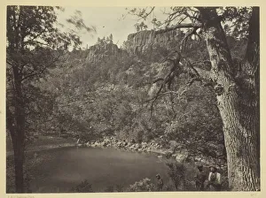 Tim Osullivan Prints: View on Apache Lake, Sierra Blanca Range, Arizona, 1873. Creator: Tim O Sullivan